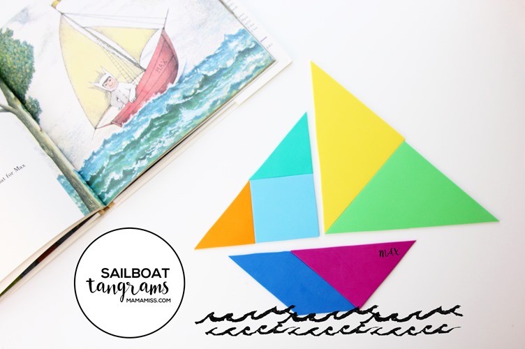 Take a ride on the open sea with 8 Sailboat Tangram Designs | @mamamissblog