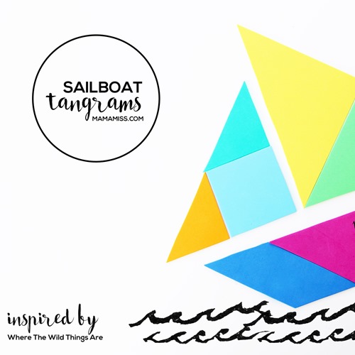 Take a ride on the open sea with 8 Sailboat Tangram Designs | @mamamissblog