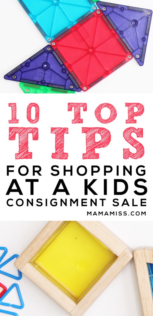 Top 10 Tips For Shopping At A Kids Consignment Sale || @mamamissblog