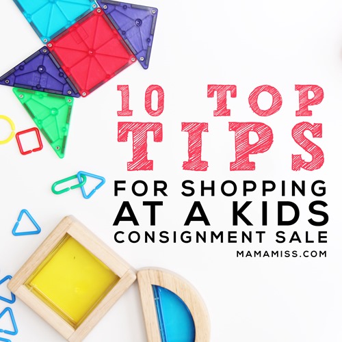 Top 10 Tips For Shopping At A Kids Consignment Sale || @mamamissblog