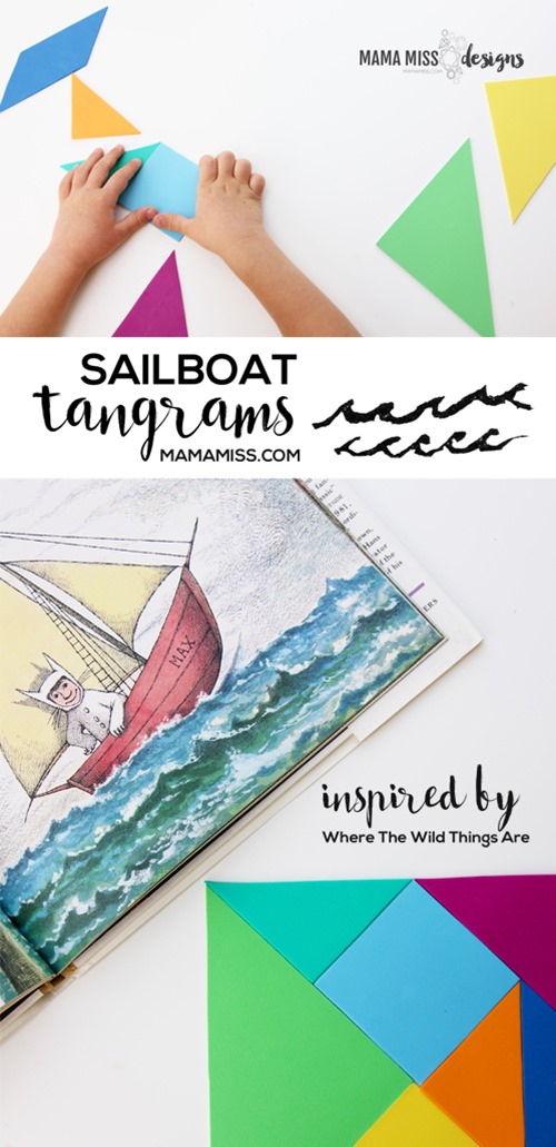 Take a ride on the open sea with 8 Sailboat Tangram Designs | @mamamissblog