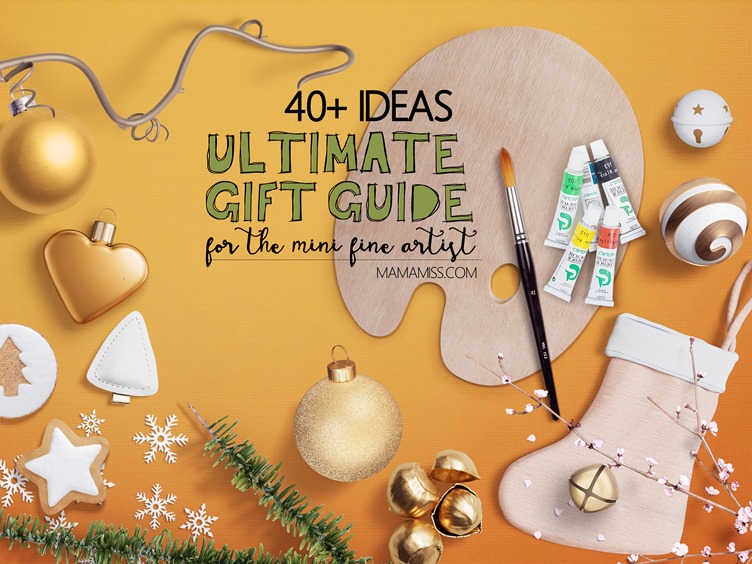 Have a little fine artist in your life?  These little gift guides are sure to please and inspire all mini fine artists.  Gift Ideas for the Mini Matisse, Picasso, & da Vinci from @mamamissblog