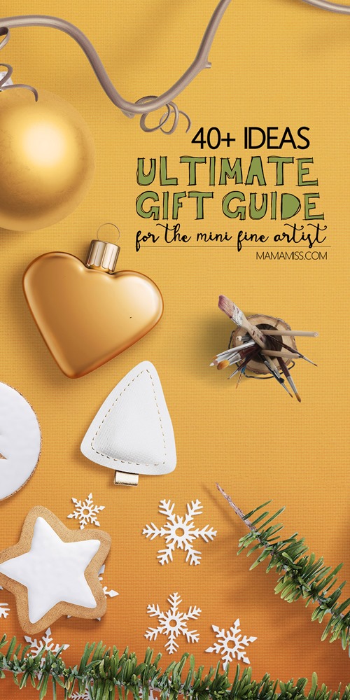 Have a little fine artist in your life?  These little gift guides are sure to please and inspire all mini fine artists.  Gift Ideas for the Mini Matisse, Picasso, & da Vinci from @mamamissblog