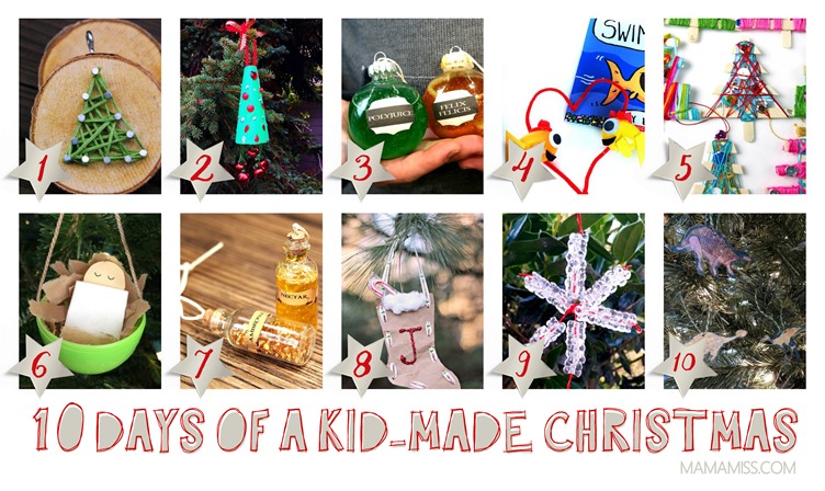 10 Days Of A Kid-Made Christmas - featuring 70+ ornaments inspired by children’s books.