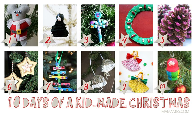 10 Days Of A Kid-Made Christmas - featuring 70+ ornaments inspired by children’s books.