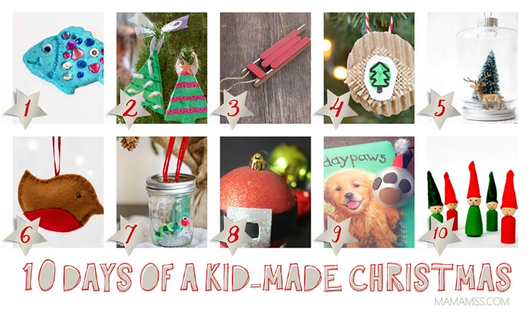 10 Days Of A Kid-Made Christmas - featuring 70+ ornaments inspired by children’s books.