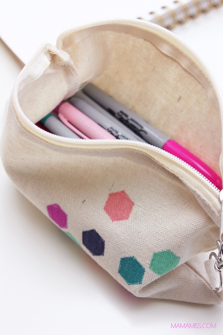 There are lots of ways to get ready for the new semester of school, restocking on new school supplies is one of them, making a fabulous DIY Pencil Pouch is another!