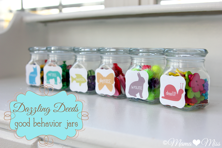 A “dazzling deed” is something that is spectacular, I mean a super-duper spectacular behavior! And these jars are what is working for us!