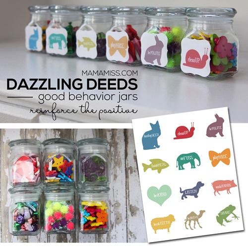 A “dazzling deed” is something that is spectacular, I mean a super-duper spectacular behavior! And these jars are what is working for us!