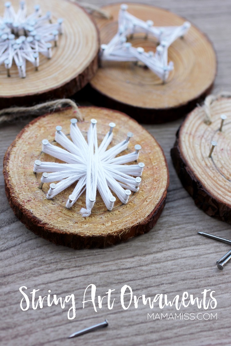 String Art Ornament - 10 Days of a Kid-Made Christmas