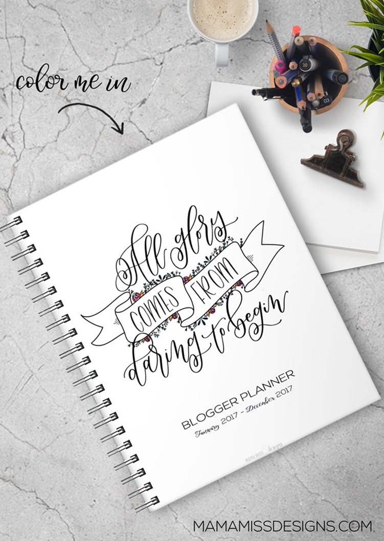 Here's the all NEW 2017 Blogger Planner - with 10 new pages, revised & redesigned pages - making it the ultimate and only organizational tool needed for bloggers in 2017!