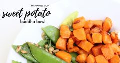 Sweet Potato Buddha Bowls - a healthy and hearty meal that everyone will love! From @mamamissblog #buddhabowl #sweetpotato
