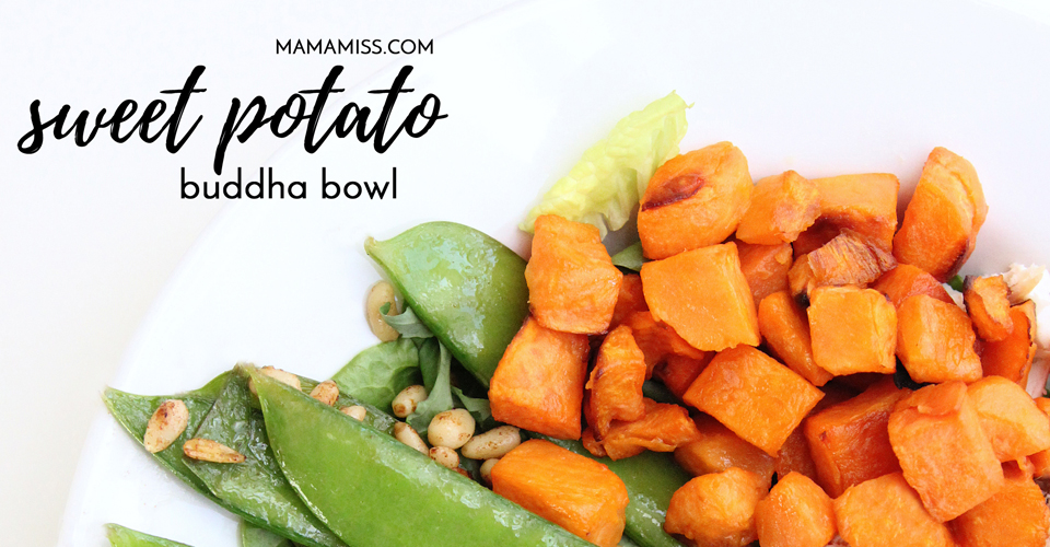 Sweet Potato Buddha Bowls - a healthy and hearty meal that everyone will love! From @mamamissblog #buddhabowl #sweetpotato