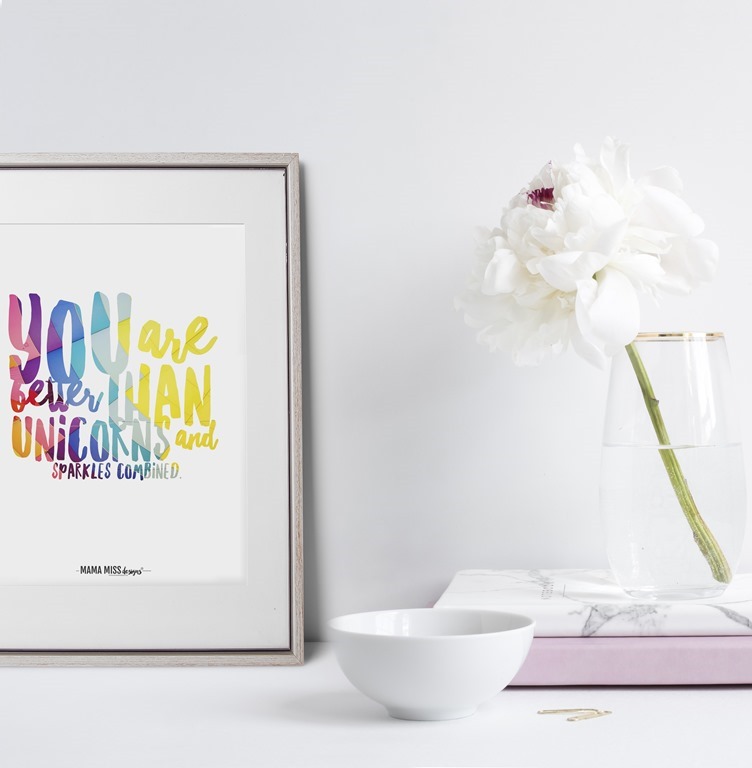 You Are Better Than Unicorns and Sparkles combined From @mamamissblog #unicornart #unicorns