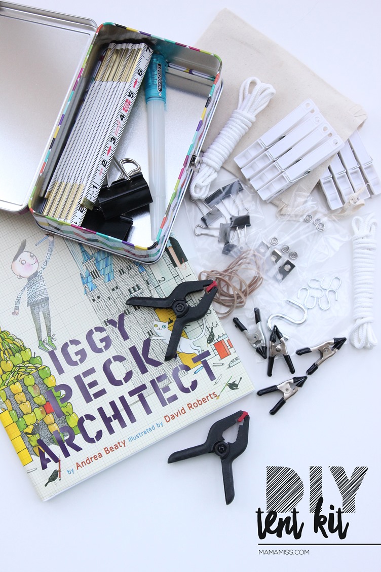 Iggy Peck DIY Tent Kit Gift from @mamamissblog for a #KidMadeChristmas