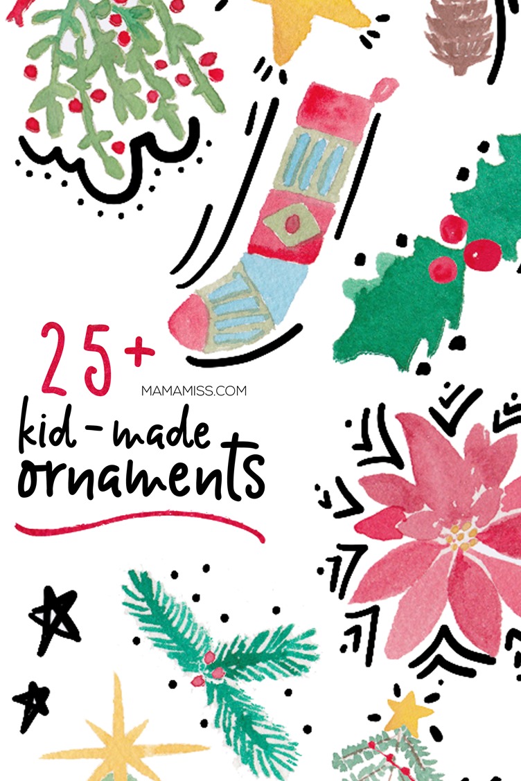 From penguins to pom-poms and snowflakes to sequins here are the best kid-made Christmas ornaments for kid crafters of every age to make this season! Find them all on @mamamissblog