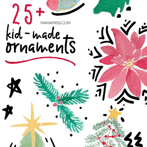 From penguins to pom-poms and snowflakes to sequins here are the best kid-made Christmas ornaments for kid crafters of every age to make this season! Find them all on @mamamissblog