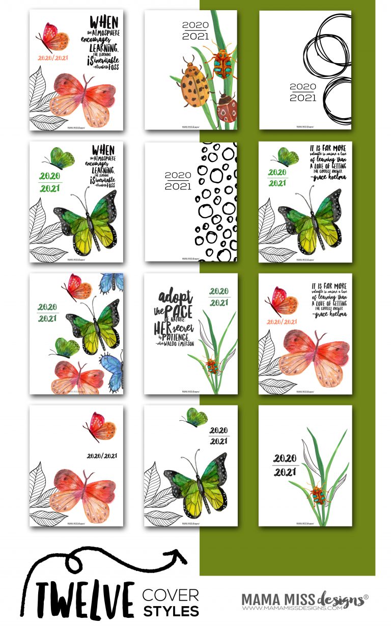 Shiny and new - the 2020/2021 Homeschool and Student Planner - Mama Miss